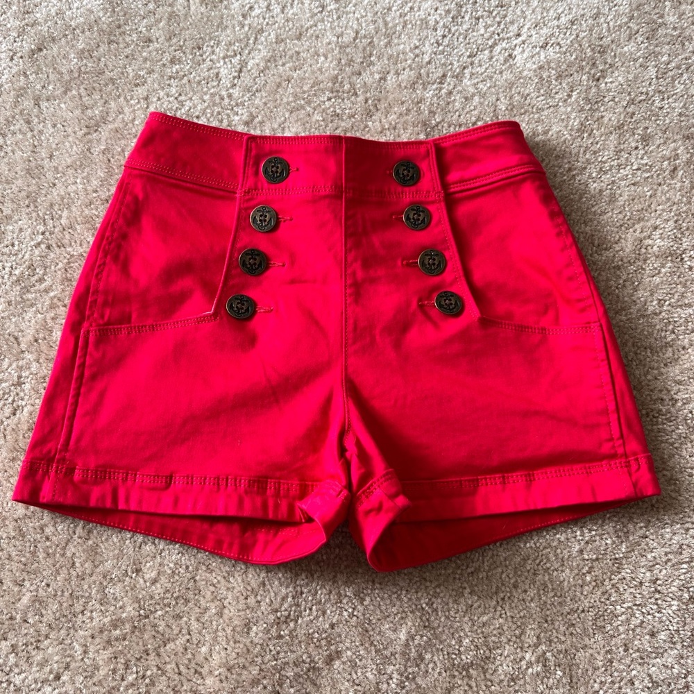 Express high waisted shorts, size 0